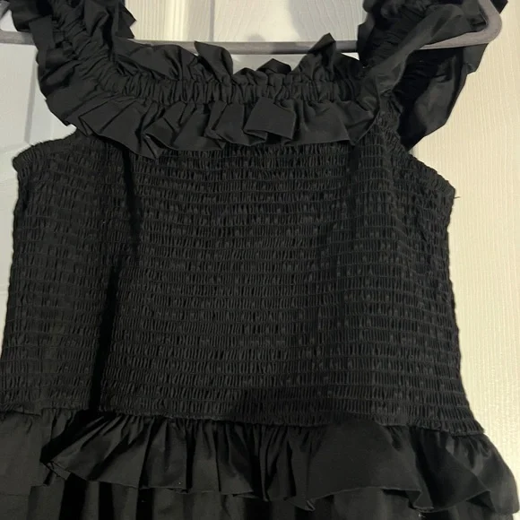 Caroline Constas Black Ruffled  Dress - Picture 10 of 11